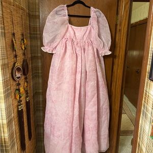 Selkie Pink Porcelain Puff Gown